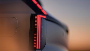 Volvo EX60 arrière gauche