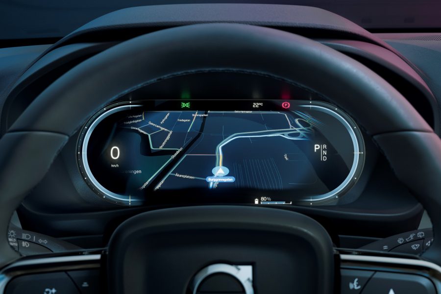 Volvo C40 tableau de bord